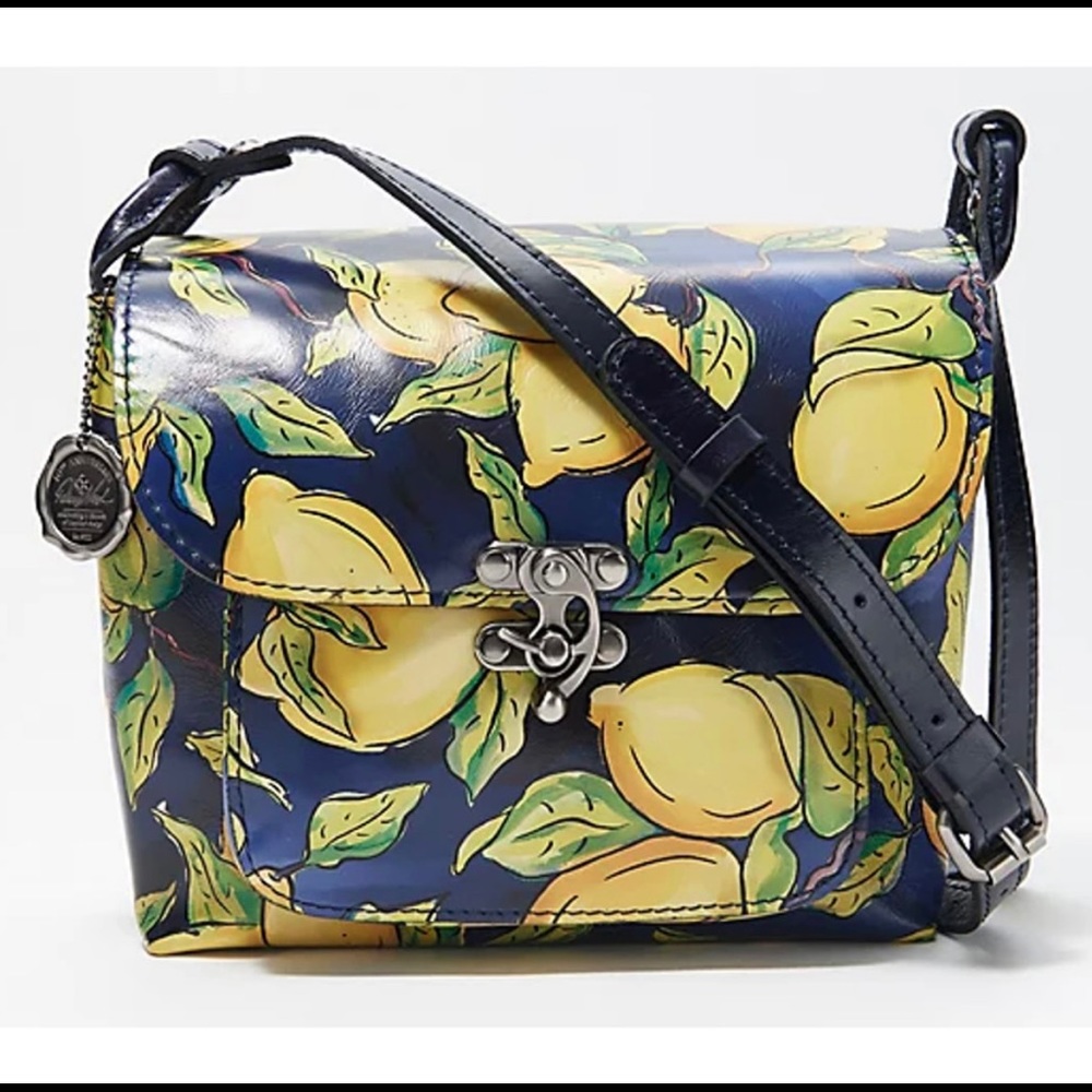 Patrica Nash Leandra Flap Cross Body from Positano Limon collection